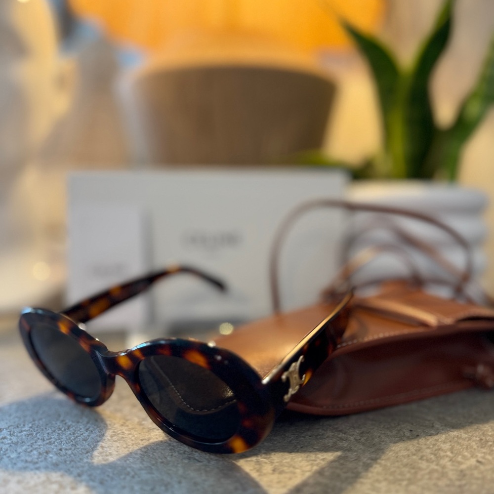 Celine Tortoise Shell Sunglasses